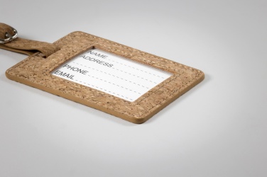 Logotrade promotional merchandise picture of: Cork luggage tag